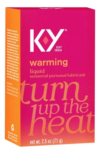 K-y Warming Gel Lubricante Personal Sensorial Y Calido 28 G