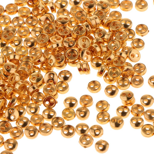 Imagen 4 de 8 de 300pcs / Set Mini Botones Minúsculos De Metal Para Ropa De