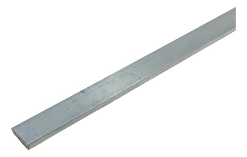 10 Pçs Barra Chata Aluminio 3/8 X 1/8 (9,52x3,17mm) C/ 99cm