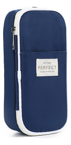 Estuche De Lona De Gran Capacidad Con Cremallera Para Niñas