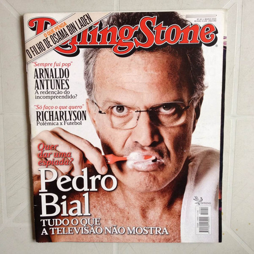 Revista Rolling Stone Pedro Bial Sandra Bullock Jeff H438
