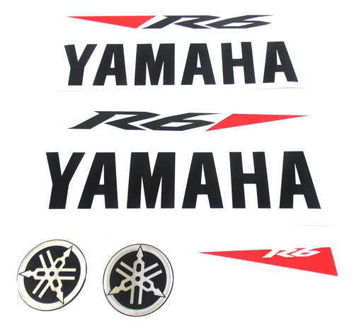 Kit Adesivos Yamaha R6 2010 Branca R610br