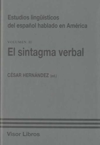 Libro Sintagma Verbal El Vol 2  De Hernandez Cesar Visor