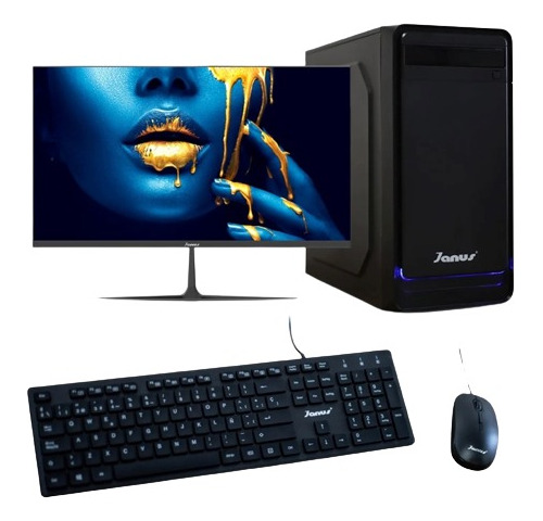 Pc Escrit. Corei3 10ge Solido 256gb Ram8gb 24 Pulgadas