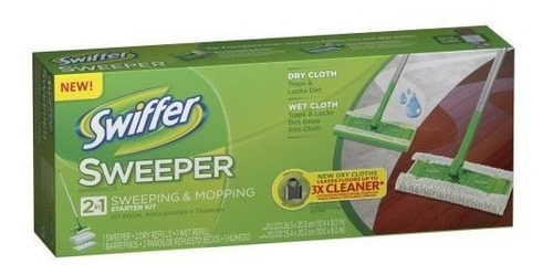 Swiffer Sweeper Kit De Limpieza Para Pisos Con Escoba