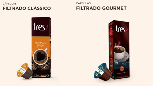 Cápsula Café Três Corações - Promoção - Kit C/ 100 Unidades