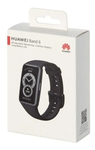 Huawei Band 6 1.47   Graphite Black De  Silicona 