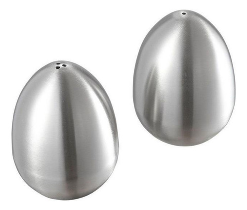 Pimentero Con Forma De Huevo De Acero Inoxidable, 1 Unidad,