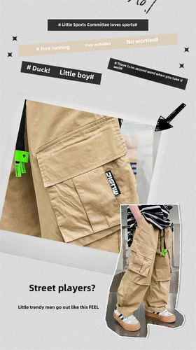 Pantalones Cargo De Algodón Para Niños, Estilo Moderno, Prim