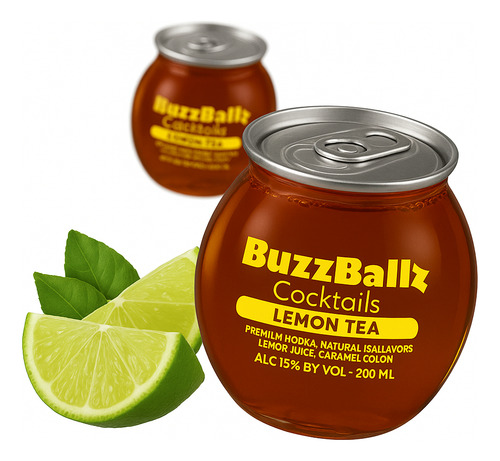 Buzzballz Coctel Te De Limón 200 Ml 5 Pack