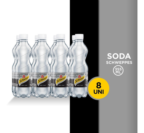 Soda Schweppes Bombita Pet 355ml 8 Unidades