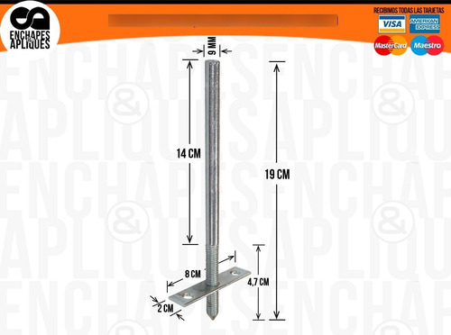 Imagen 2 de 4 de Soporte Oculto Repisa Invisible Flotante 19cm (iva Inclui)