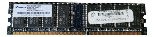 Memoria Relixir 512mb Ddr400 Pc3200u (m2y51264ds8hc3g-5t) (Usado)