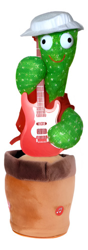 Cactus Peluche Bailarin Canta Recargable Con Accesorios
