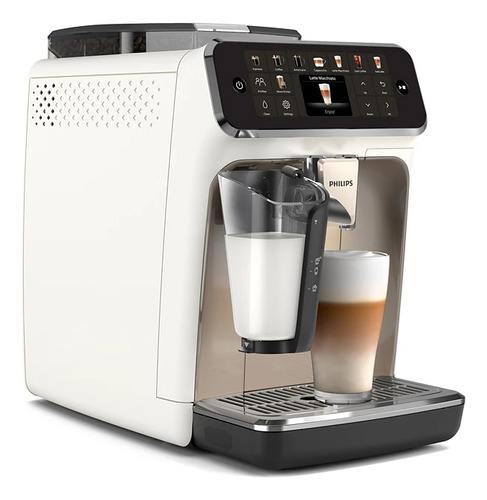 Cafetera Automatica Philips 5500 Lattego Ep5547/90 Blanco