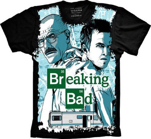 Camiseta Frete Grátis Plus Size Série Breaking Bad Ii