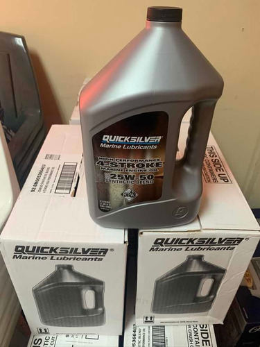 Aceite Mercury Quicksilver 25w50 Para Motores Marinos 4t