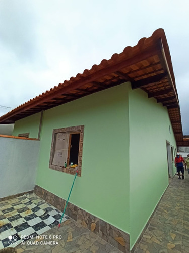 Imagem 2 de 15 de Casa Com Churrasqueira, Piscina Com Cascata, Na Praia À 1,6 Km Do Mar, No Bopiranga Em Itanhaém, Aceita Financiamento Bancário