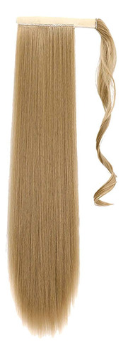 2 Extensão De Cabelo Sintético De Perucas De Marrom