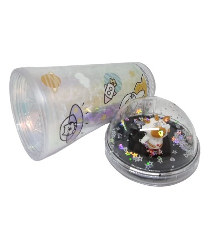 Vaso Acrílico Doble Pared Popote Astronauta 450ml Bebidas