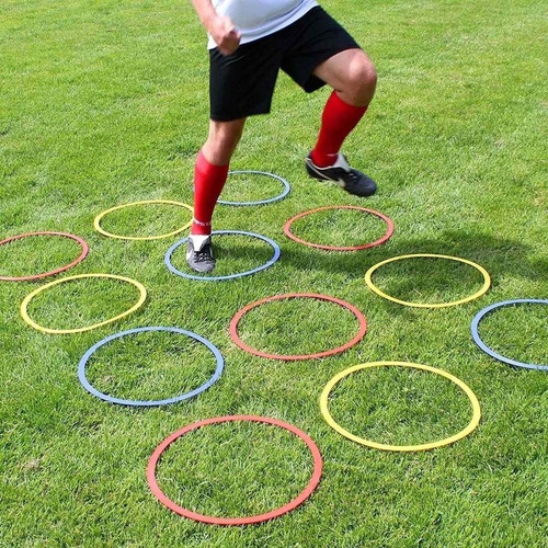Set 12 Aros De Agilidad 40 Cm Entrenamiento Deporte Futbol