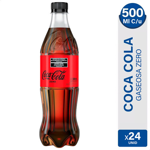 Gaseosa Coca Cola Sin Azucares Sin Calorias X24 - 01mercado