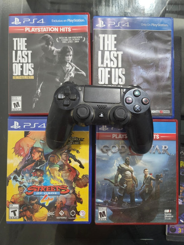 Ps4 Con 5 Juegos + Ps2 Con 10 Juegos (Usado)