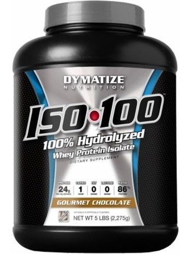 Whey Hidrolizado Iso 100 - Dymatize (5.0lbs) (chocolate)