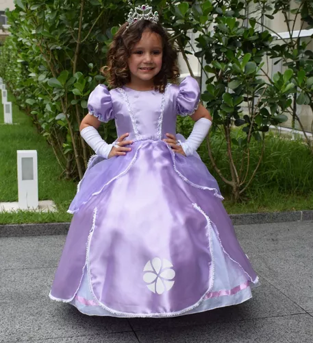 Vestido Princesa Sofia 4 Anos, Roupa Infantil para Menina Usado 81038486