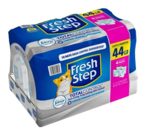 2 Arena Para Gato Fresh Step Febreze Total Control
