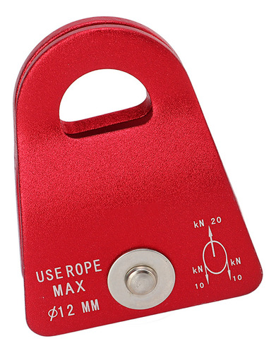 Polea De Aluminio Para Escalada, 20 Nudos, Aleación Mg, Plac