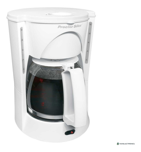 Cafetera Proctor Silex 48521 12 Tazas Blanca Tienda Física