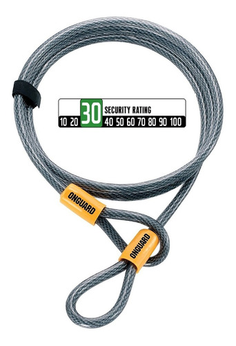 Candado Bicicleta Onguard Akita 8043 - Cable De Seguridad