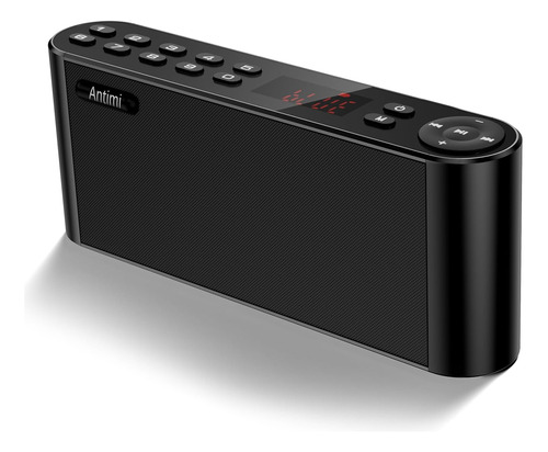 Antimi Altavoz Bluetooth Reproductor Radio Fm, Mp3 Estéreo