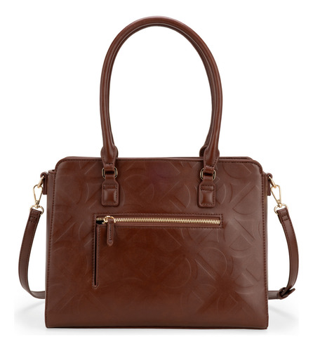 Bolsa Satchel Cloe Isarel I Mediano Color Marrón