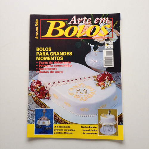 Revista Arte Em Bolos Primeira Comunhão Debutante N°05 W364