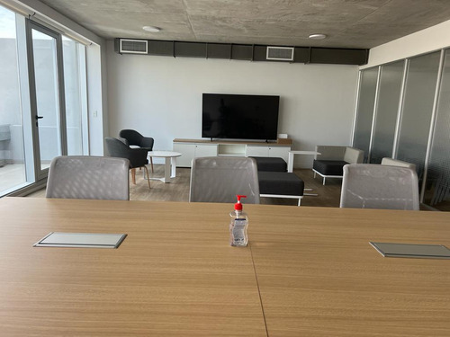 Alquiler Oficina 100m2 En Cabildo Park - Divisiones Blindex Open Space.
