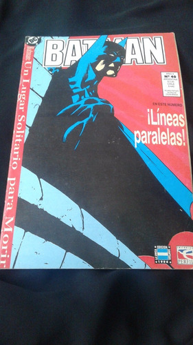 Batman Dc Lineas Paralelas Año 4 N°40 Lineas Paralelas