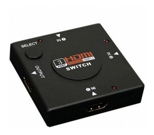 Switch Multiplicador Hdmi 3 Entradas 1 Salida Full Hd 1080p