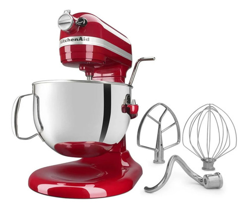 Kitchenaid Batidora Profesional 600 Tazón Elevable, 5.7 L. Rojo 60 Hz (Usado)