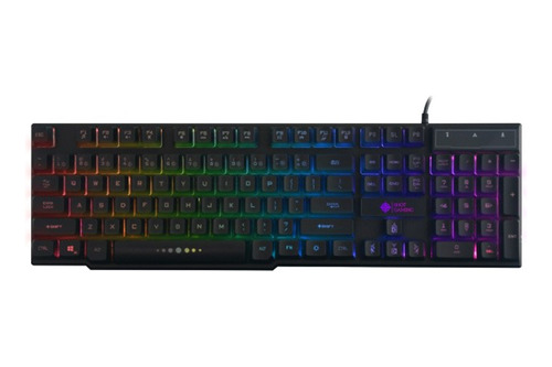 Teclado Gamer Shot Gaming 8002 Usb Con Iluminación Rgb