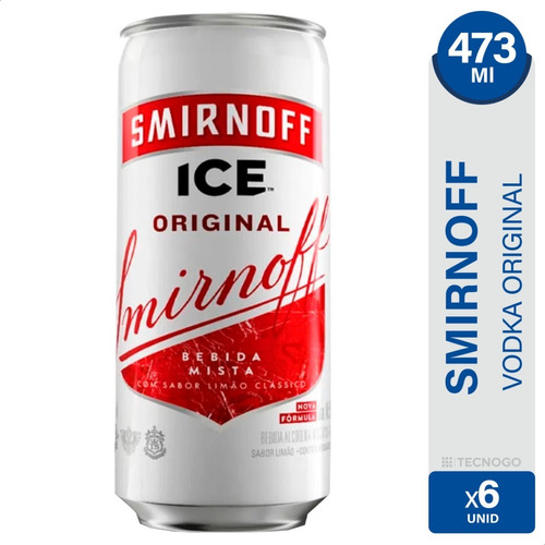 Smirnoff Ice Original Lata X6