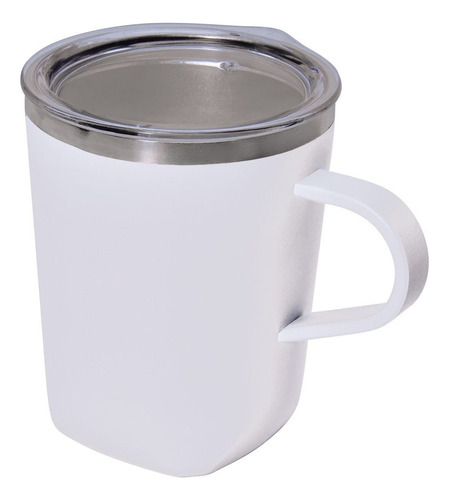 10 Tazas De Cafe Bolle Doble Pared Acero Inox Tapa 300 Ml