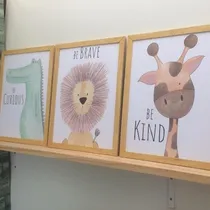Comprar 3 Cuadros Infantiles Perros Cuarto Niño Bebé 