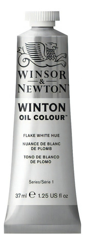 Pintura al óleo Winsor & Newton Winton de 37mL - flake white hue - blanco de plomo