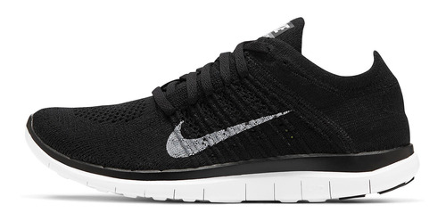 Zapatillas Nike Free 4.0 Flyknit Black White 631050_001   