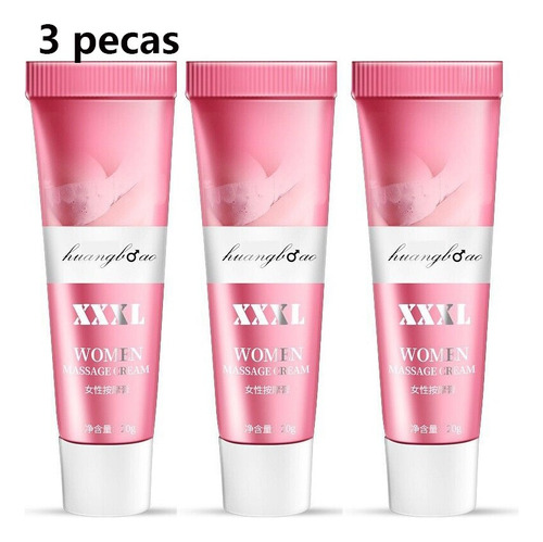 Crema De Aumento De Senos 3pcs Promueve La Hormona Femenina