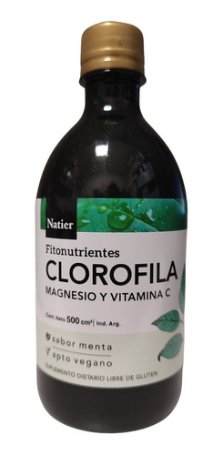 Clorofila Bebible | Liquida X500ml | Detox | Natier