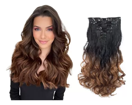 Cabelo Liso Ondulado Iara Longo Bio Long Hair 70cm 280g - Morena