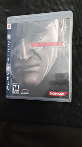 Juego Playstation 3 Metal Gear Solid 4